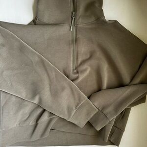 Women’s Taupe Half-Zip jacket